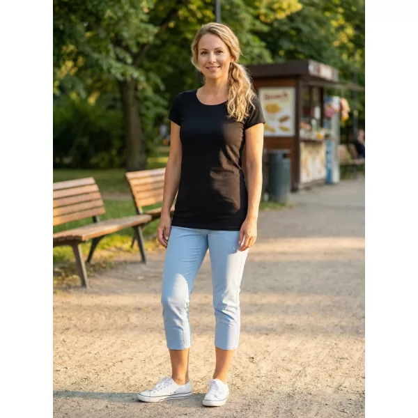 Damen-T-Shirt ALTISPORT ZOLIA LSKX384 SCHWARZ 