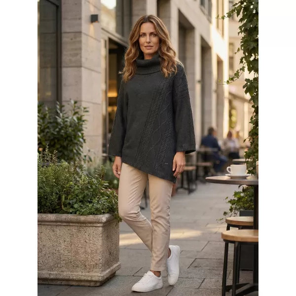  Damenpullover KIXMI OBELIA DUNKELGRAUE HIGHLIGHTS 