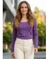Damen-T-Shirt ALTISPORT ONEDA LTSY941 LILA