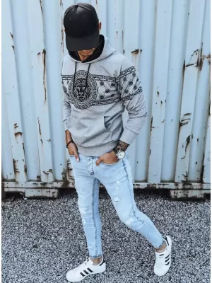 Herren -Sweatshirt DSTREET BX5309 GRAU