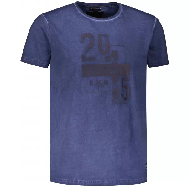  Herren-T-Shirt KIXMI OMER DUNKELBLAU 