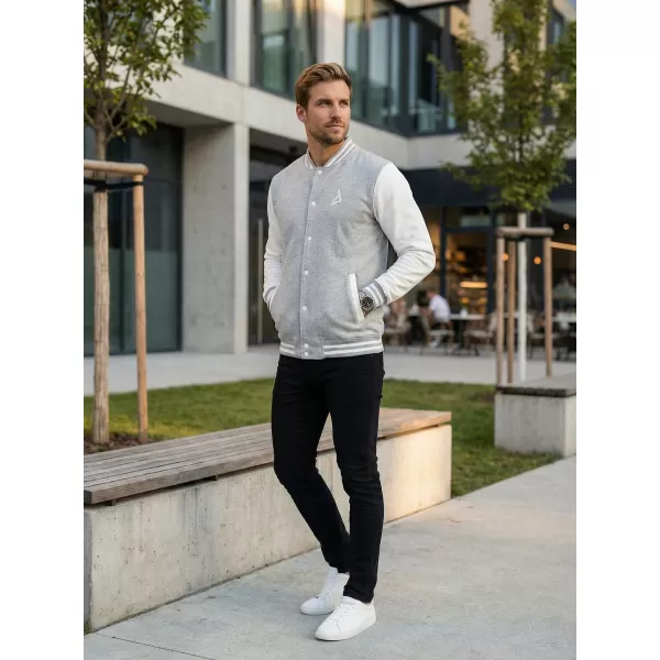  Herren-Sweatshirt ALTISPORT BYB/ALM002BB004 HELLGRAUE AKZENTE 