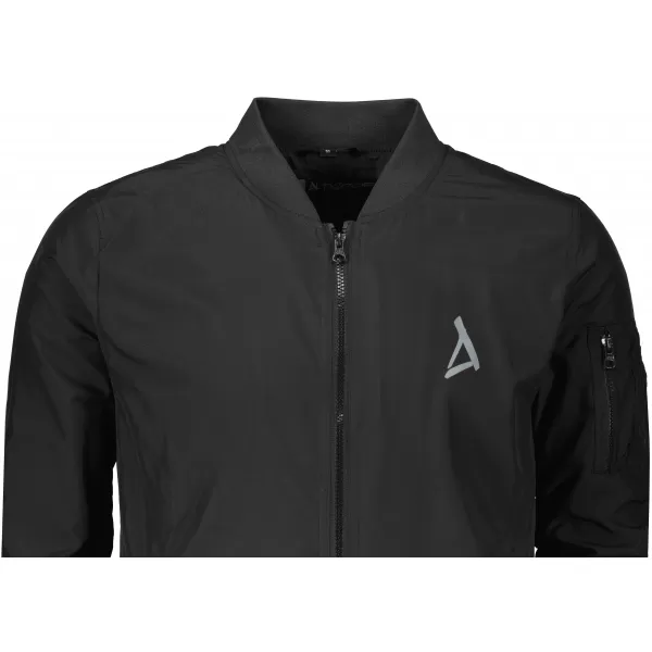  Bomberjacke für Herren ALTISPORT BYB/ALM002BY045 SCHWARZ UND SILBER 