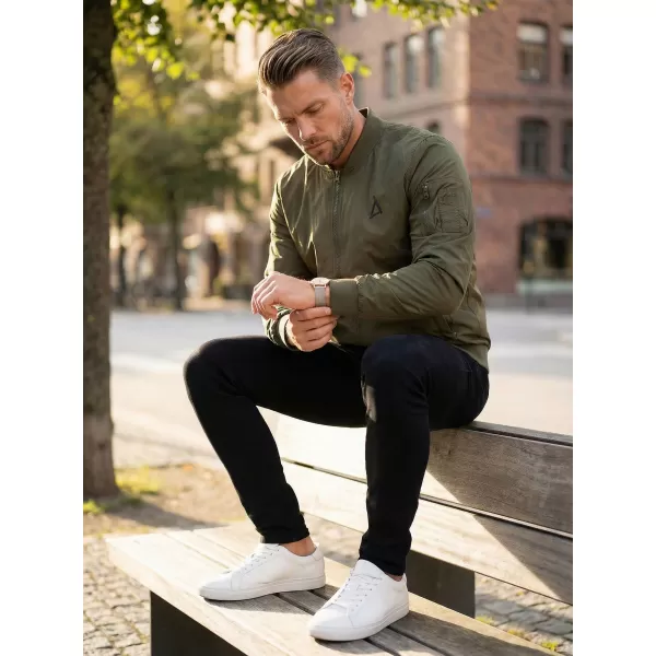  Bomberjacke für Herren ALTISPORT BYB/ALM002BY045 KHAKI 