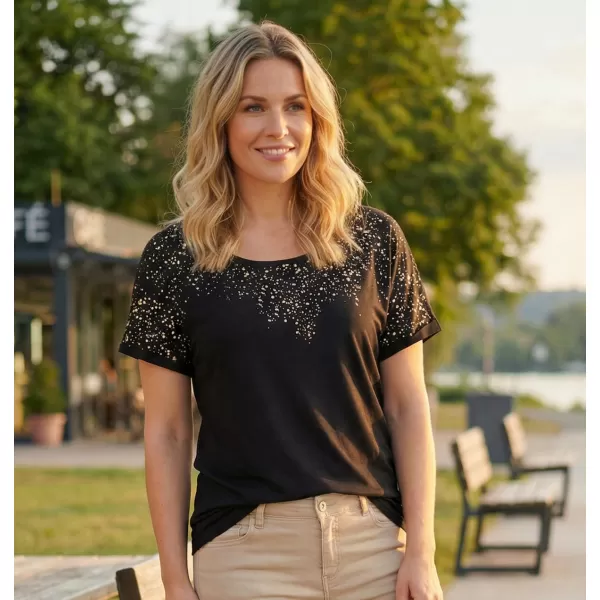  Damen-T-Shirt KIXMI OKELANI SCHWARZ 
