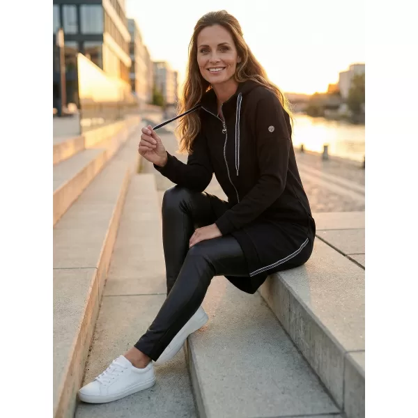  Erweitertes Damen-Sweatshirt KIXMI OLLY SCHWARZ 