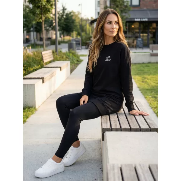  Damen-Sweatshirt ALTISPORT CYGNA LSWX343 SCHWARZ 