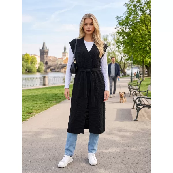  Lange Damenweste KIXMI OTYLIA SCHWARZ 