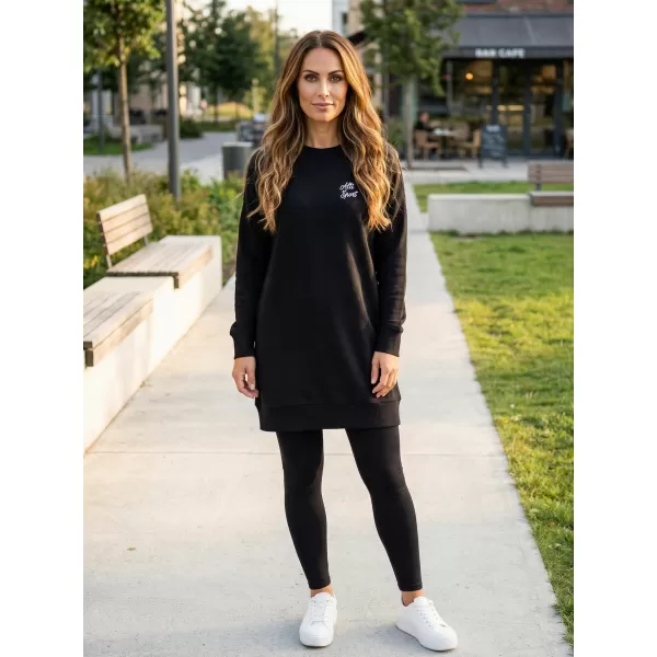  Damen-Sweatshirt ALTISPORT CYGNA LSWX343 SCHWARZ 