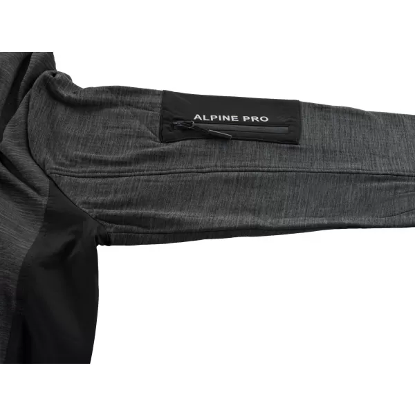  Herren -Sweatshirt ALPINE PRO IRWES MSWY368 SCHWARZ 