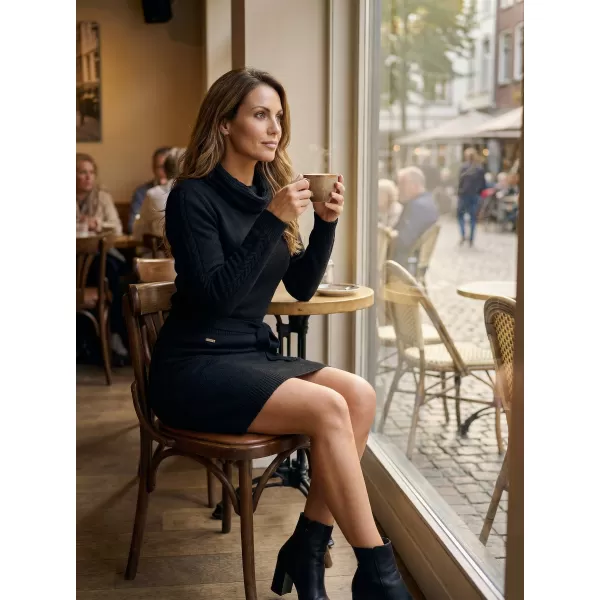  Kleid KIXMI OLIVIA SCHWARZ 