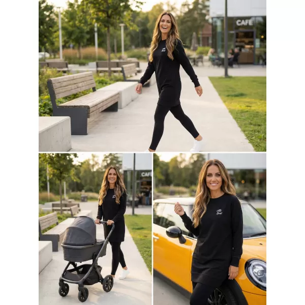  Damen-Sweatshirt ALTISPORT CYGNA LSWX343 SCHWARZ 