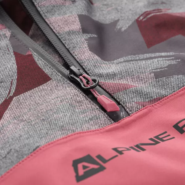  Jacke ALPINE PRO GIBBO KJCY250 BURGUND 
