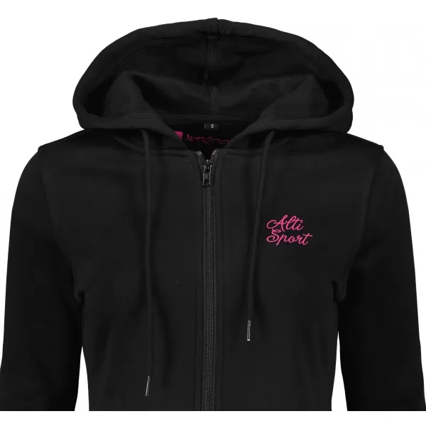  Erweitertes Damen-Sweatshirt ALTISPORT BYB/ALW056BY148 SCHWARZ ROSA 