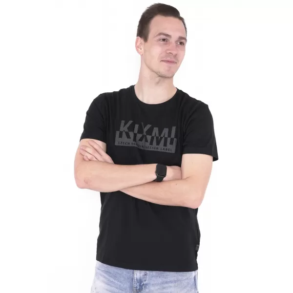  Herren-T-Shirt KIXMI ORLANDO SCHWARZ 