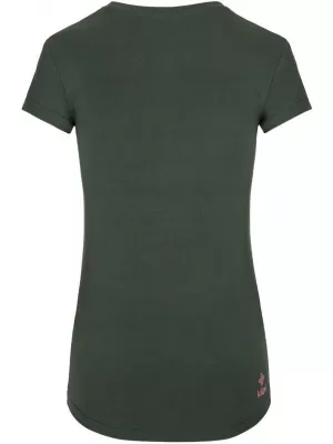 Damen-T-Shirt mit kurzen Ärmeln KILPI TORNES-W SL0303KI DUNKELGRÜN