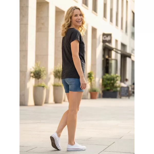  Damen-T-Shirt ALTISPORT TEIRA LTSX901 SCHWARZ 
