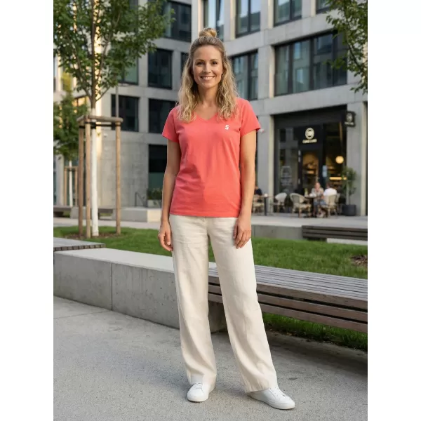  Damen-T-Shirt SAM 73 LUMIEL WT 873 LEUCHTEND ROSA 