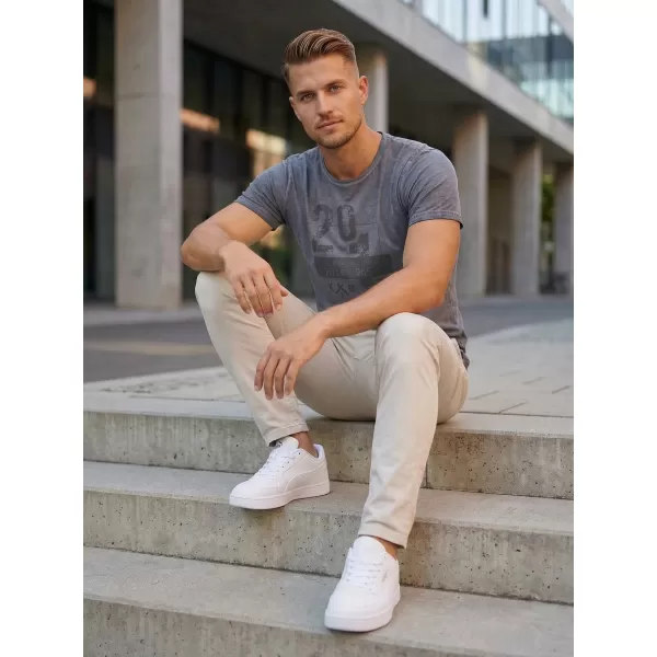  Herren-T-Shirt KIXMI OMER DUNKELGRAU 