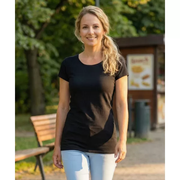  Damen-T-Shirt ALTISPORT ZOLIA LSKX384 SCHWARZ 