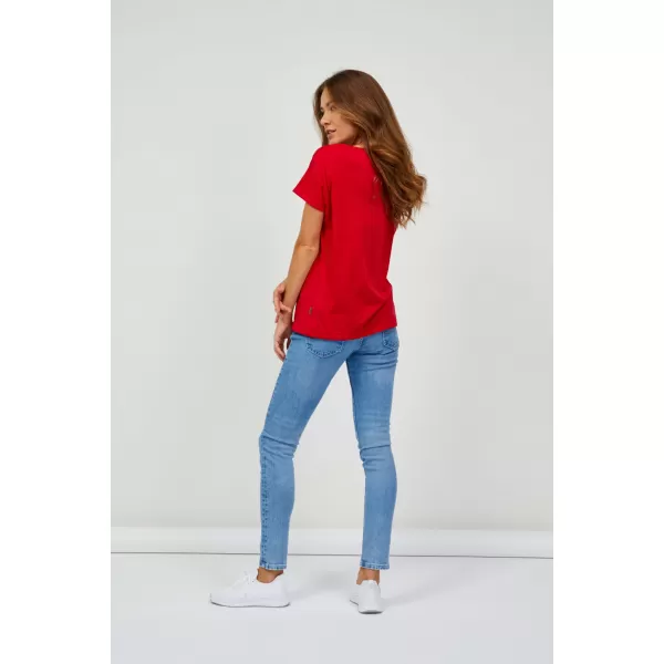  Damen-T-Shirt SAM 73 KAFUI WT 878 ROT 