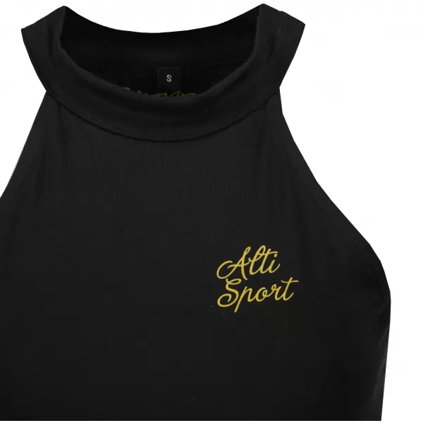  Damen-Tanktop ALTISPORT BYB/ALW056BY134 SCHWARZ UND GOLD 