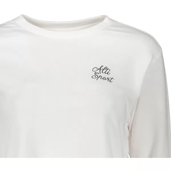  Crop-Top-Sweatshirt für Damen ALTISPORT BYB/ALW056BY131 WEIß 