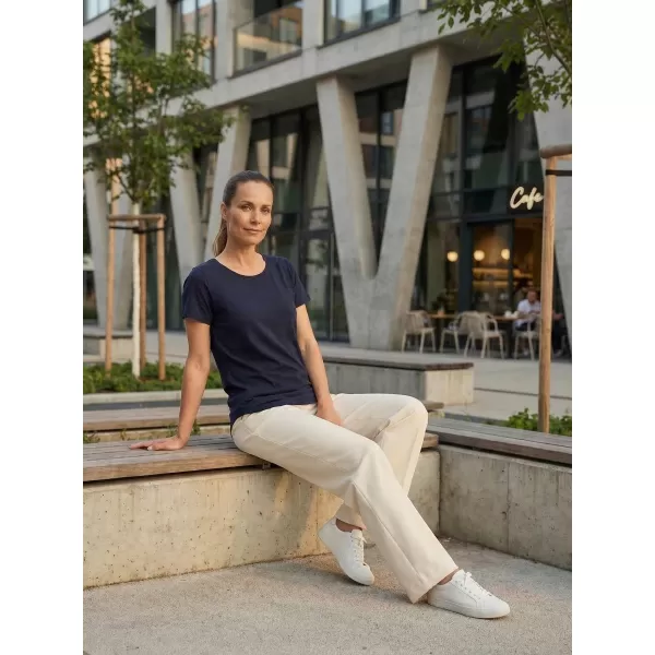  Damen-T-Shirt SAM 73 ASONG WT 874 DUNKELBLAU 
