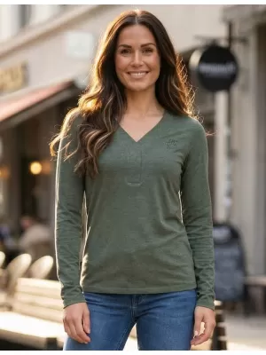 Damen-T-Shirt ALTISPORT PAFIA LTSY940 GRÜN