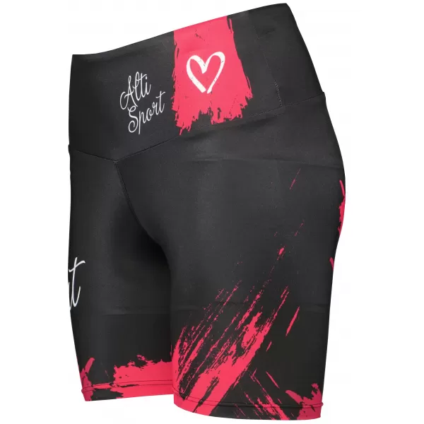 Kurze Premium-Leggings für Damen ALTISPORT SWE/ALW01bS03 ROT 