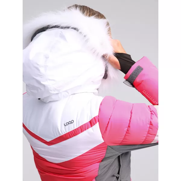  Winterjacke für Damen LOAP ORINNA OLW2211 GRAU 