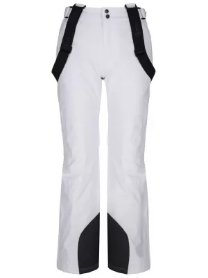 Skihose für Damen KILPI ELARE-W SL0406KI WEIß