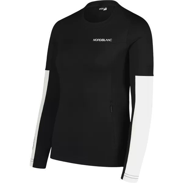  Funktions-T-Shirt für Damen NORDBLANC VIVACIOUS NBSFL7648 KRISTALLSCHWARZ 