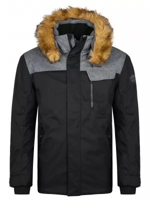 Herren-Winterjacke KILPI ALPHA-M SM0127KI SCHWARZ
