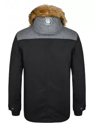 Herren-Winterjacke KILPI ALPHA-M SM0127KI SCHWARZ
