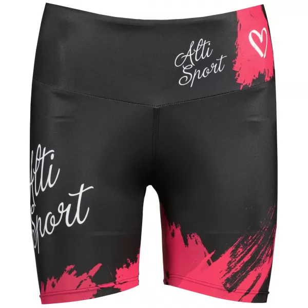  Kurze Premium-Leggings für Damen ALTISPORT SWE/ALW01bS03 ROT 
