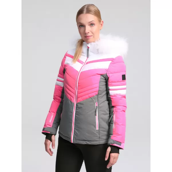  Winterjacke für Damen LOAP ORINNA OLW2211 GRAU 