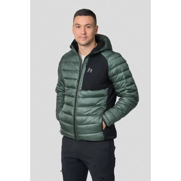  Herrenjacke HANNAH REVEL HOODY DUNKLER WALD/ANTHRAZIT 