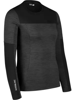 Funktions-T-Shirt für Damen NORDBLANC VIVACIOUS NBSFL7648 GRAUE MELANGE