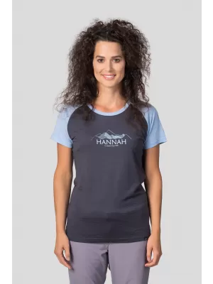 Damen-T-Shirt HANNAH LESLIE ASPHALT/ENGEL FÄLLT