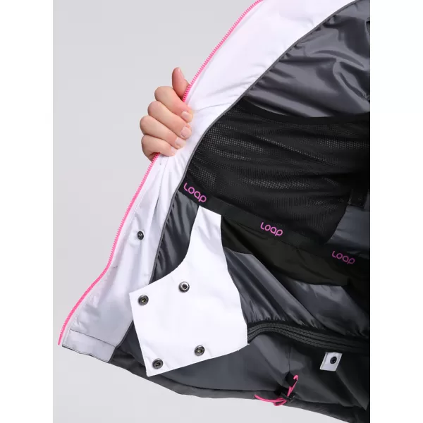  Winterjacke für Damen LOAP ORINNA OLW2211 GRAU 