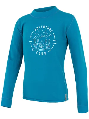 Kinder-Thermoshirt mit langen Ärmeln SENSOR MERINO DF CLUB 20200017 BLAU