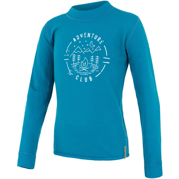  Kinder-Thermoshirt mit langen Ärmeln SENSOR MERINO DF CLUB 20200017 BLAU 