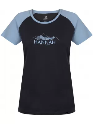 Damen-T-Shirt HANNAH LESLIE ASPHALT/ENGEL FÄLLT