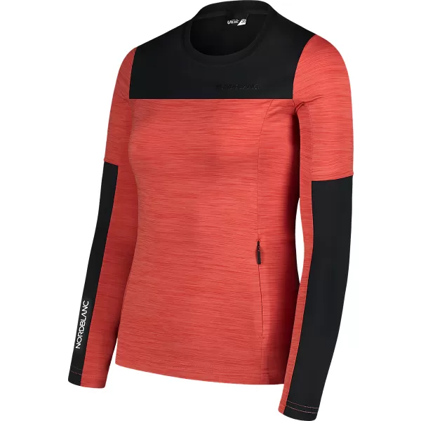  Funktions-T-Shirt für Damen NORDBLANC VIVACIOUS NBSFL7648 ROT 