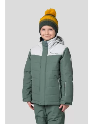 Kinderjacke HANNAH KINAM JR II DUNKLER WALD/MORGENBLAU
