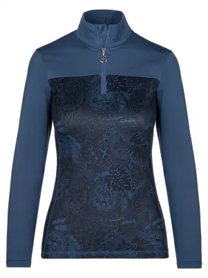 Damen Funktions-T-Shirt mit langen Ärmeln KILPI LEEMA-W SL0508KI DUNKELBLAU