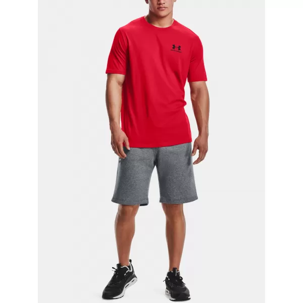  Herren-T-Shirt UNDER ARMOUR SPORTSTYLE LEFT CHEST SS 1326799-600 ROT 