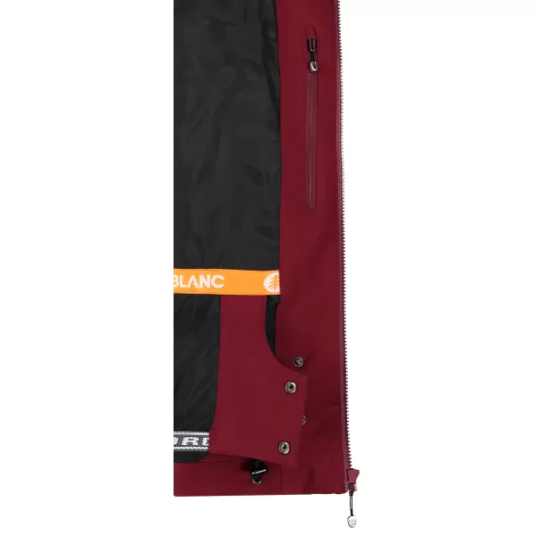  Herren-Winterjacke NORDBLANC STANDOUT NBWJM7710 BURGUND 