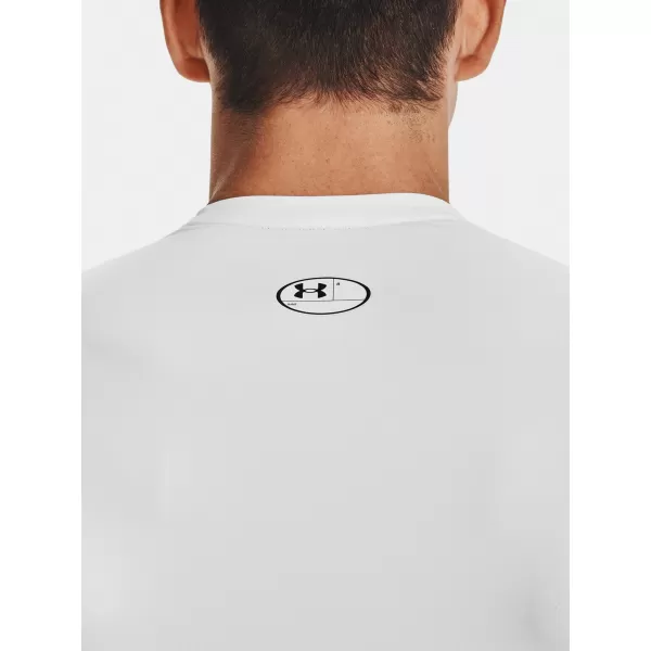  Kompressionsshirt für Herren UNDER ARMOUR HG ARMOUR COMP SS 1361518-100 WEIß 